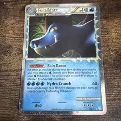 Pokemon Cards: HeartGold & SoulSilver Rare Holo: Feraligatr 108/123 - Image 2