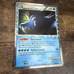 Pokemon Cards: HeartGold & SoulSilver Rare Holo: Feraligatr 108/123 - Image 3