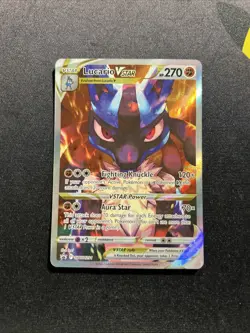 Lucario Vstar SWSH291 NM -Ultra Rare Pokemon Card- Black Star Promo (3q) - Image 1