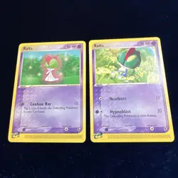 Ralts 67/109 66/109 Ex Ruby & Sapphire Pokemon Card E Series Non-Holo 2 lot - Image 1