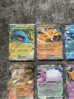 Pokemon 151 - Complete EX Card Bundle Set - All 12 Double Rare TCG English Cards - Image 2