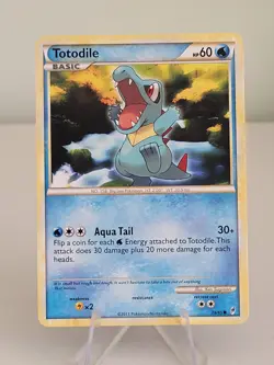Pokemon Card, Totodile, Call Of Legends Set, 74/95, MINT - Image 1
