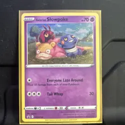 Pokemon TCG Galarian Slowpoke SWSH126 Black Star Promo Card - Image 1