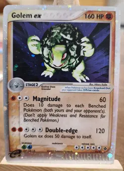 Golem ex 91/97 Dragon Holo Pokemon TCG Card - Image 1