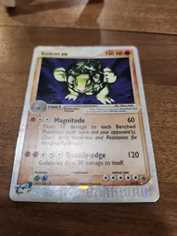 Golem ex 91/97 Dragon Holo Pokemon TCG Card - Image 3