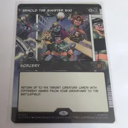 Behold the Sinister Six! - Foil - Borderless MTG Marvel's Spider-Man M/NM - 0221 - Image 3