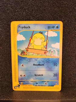 Pokemon TCG Aquapolis Psyduck Card 104/147 LP E-reader Card - Image 1