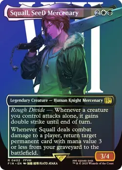Squall, SeeD Mercenary Foil Showcase Final Fantasy MTG NM - Image 1