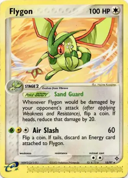 Pokemon TCG EX Dragon Flygon #15 Non Holo Rare E-Reader Pokemon Card 2003 MP - Image 1