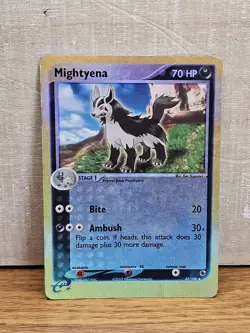 Mightyena 42/109 Ruby and Sapphire Reverse Holo Pokemon Card TCG - Image 1