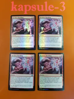 4x Reckless Handling | FOIL | MAT: The Aftermath | MTG Magic Cards - Image 1