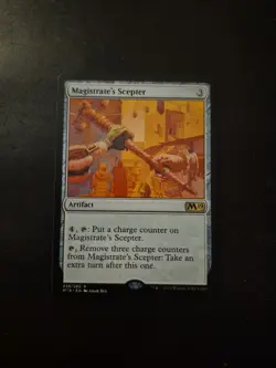 Magistrate's Scepter NM Core Set 2019 MtG - Image 1