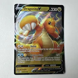 Pokemon TCG Dragonite V SWSH154 SWSH: Sword & Shield Promo Cards Holo NM - Image 1