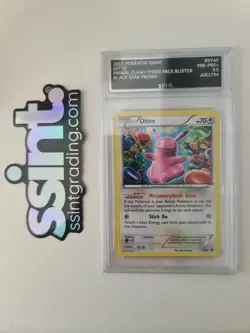 Grade 9.5 XY40 Pikachu Ditto Black star promo card - Image 1