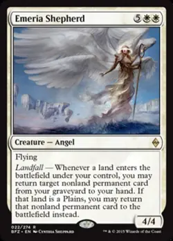 1 x Emeria Shepherd - Battle For Zendikar - Light Play - MTG - Image 1