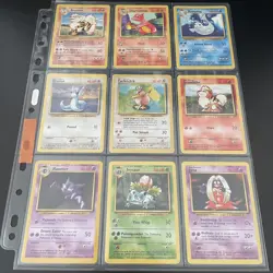 Vintage ⭐Complete Pokemon Base Set Common Uncommon Cards 1999⭐Pokemon Base set - Image 1