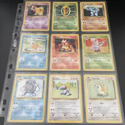 Vintage ⭐Complete Pokemon Base Set Common Uncommon Cards 1999⭐Pokemon Base set - Image 3