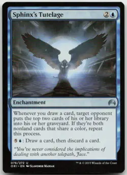 MTG Sphinx's Tutelage U Magic Origins 76 LP - Image 1