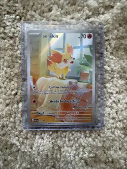 Fennekin 080 - Pokemon Center Stamped Promo - Chaos Rising Card NM - Image 3