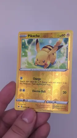 Sword & Shield Reverse Holo Pikachu 65/202 Pokemon Card - Image 2