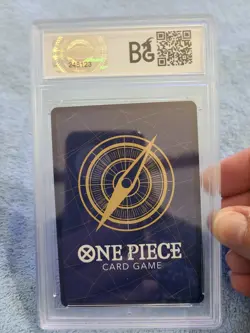 One Piece Card Sakazuki R OP09-026 Japanese Foil, Black Goat Graded Gem Mint 10 - Image 4