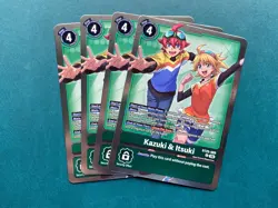 Kazuki & Itsuki BT25-089 Playset Dual Revolution Digimon Card Game x4 - Image 1
