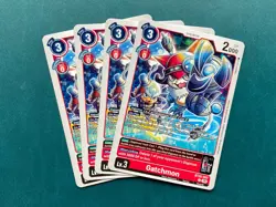 Gatchmon BT25-007 Playset Dual Revolution Digimon Card Game x4 - Image 1