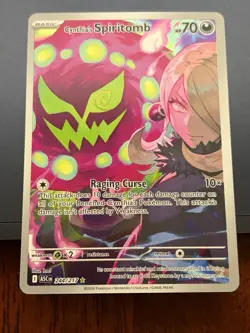 Pokemon Cynthia's Spiritomb 244/217 Me: Ascended Heroes Holo Illustration Rare - Image 1