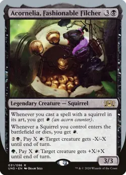 Acornelia, Fashionable Filcher (Unsanctioned 31) - Rare Magic: The Gathering Car - Image 1
