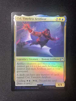 Magic The Gathering Cid, Timeless Artificer (0409) Final Fantasy Foil - Image 1