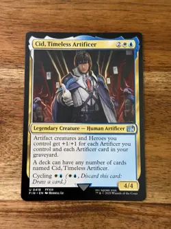 Final Fantasy Cid, Timeless Artificer non foil Magic MTG FIN418 - Image 1