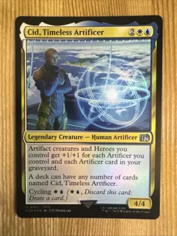 Cid, Timeless Artificer (0415) Final Fantasy Regular FOIL NM - Image 1