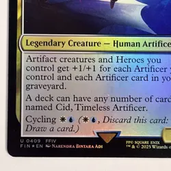 Cid, Timeless Artificer (0409) Final Fantasy Foil - Image 4