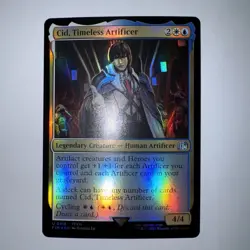 MTG Final Fantasy Cid Timeless Artificer #418 Foil NM - Image 1