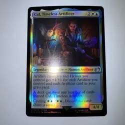 MTG Final Fantasy Cid Timeless Artificer #420 Foil NM - Image 1