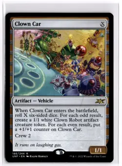 Clown Car Unfinity 186 LP x1 MTG Magic: the Gathering - Image 1