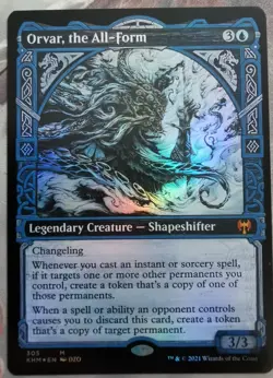 Orvar, The All-form Foil Showcase Mtg NM - Image 1