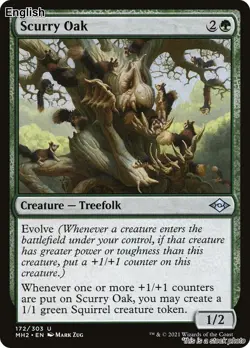 MTG Scurry Oak [MH2 - 172] LP - Image 1