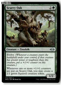 MTG Scurry Oak [MH2 - 172] LP - Image 2
