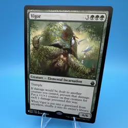 Vigor Battlebond Regular Rare Green EN 215/254 NM MTG Magic - Image 1