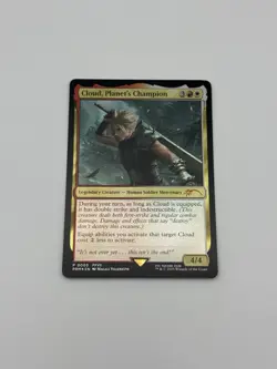 Cloud, Planet's Champion - Promo Foil - Final Fantasy 0003 Rare - MTG Magic NM - Image 1