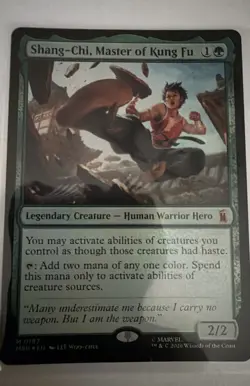 Shang-Chi, Master of Kung Fu Marvel Super Heroes Foil Mtg Nmt Mythic! - Image 1