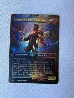 Iron Man, Titan of Innovation (Rainbow Foil) Secret Lair Drop Foil MTG 1731 - Image 1