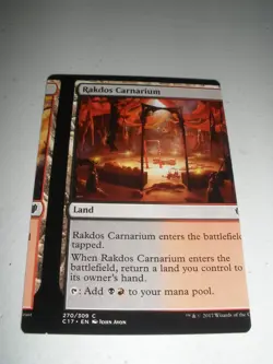MTG Magic Commander Miscut Misprint Rakdos Carnarium x1 NM - Image 1