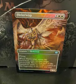 Flickerwisp BORDERLESS FOIL - Double Masters 2022 MTG 339 2X2 - Image 1