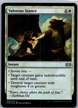 Valorous Stance (U) #38 Foil Double Masters MTG NM - Image 1