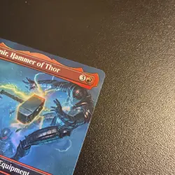Mjolnir, Hammer of Thor (Borderless) (0339) Marvel Super Heroes Foil - Image 5