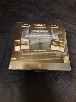 MTG universes beyond Warhammer 40K Commander Deck Necron Dynasties New/Sealed - Image 2