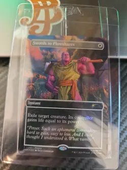 Magic the Gathering PSA Magazine Promo Swords to Plowshares Thanos - Image 1