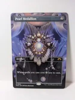 Pearl Medallion - Borderless - Modern Horizons 3 MH3 - NM - MTG - Image 1